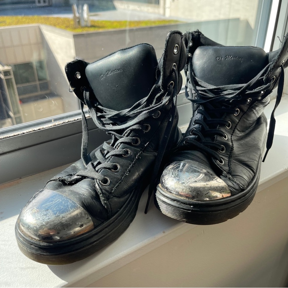 Dr. Martens Black Leather Boots